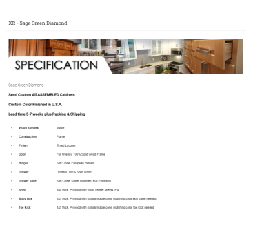 XR - Sage Green Diamond